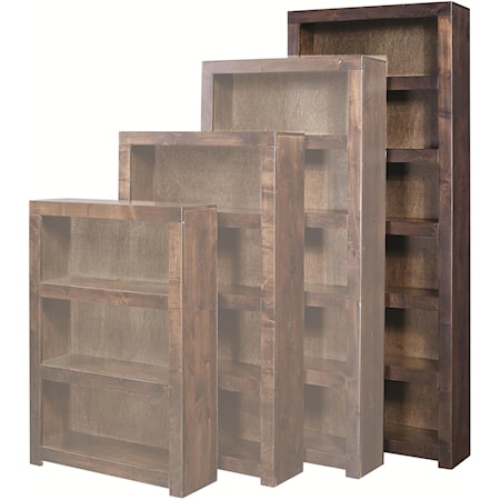 84 Inch Bookcase with 5 Shelves