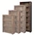 Aspenhome Contemporary Driftwood 84 Inch Bookcase with 5 Shelves