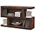 Aspenhome Contemporary Driftwood S Console Table with 4 Compartments