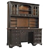 Aspenhome Hampton Credenza Desk and Hutch