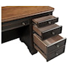 Aspenhome Hampton Credenza Desk and Hutch