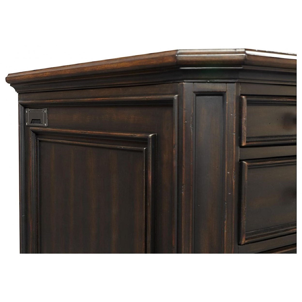 Aspenhome Hampton Credenza Desk and Hutch