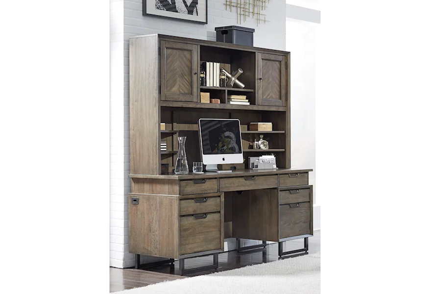 Harper Point Desk and Hutch by Aspenhome at Stoney Creek Furniture 