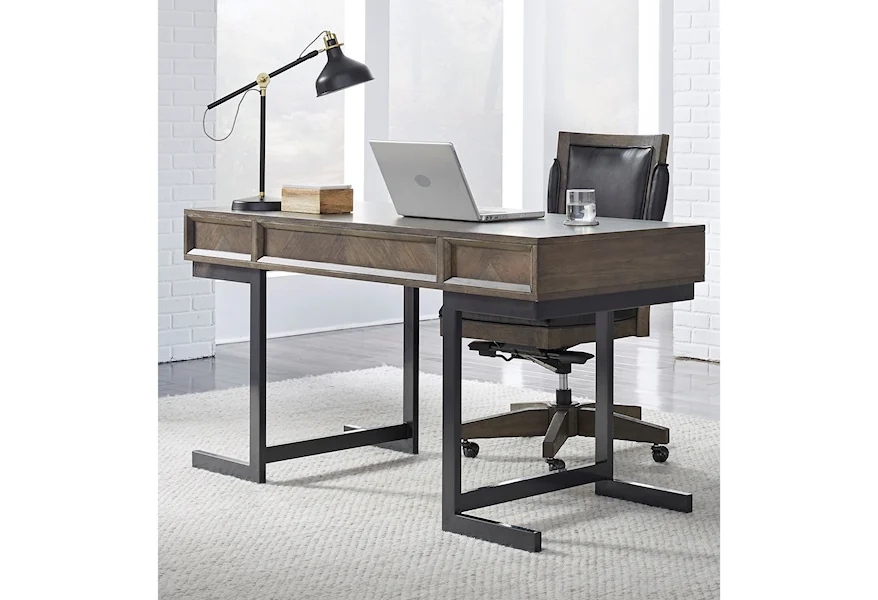 Harper Point Contemporary Desk by Aspenhome at Reeds Furniture