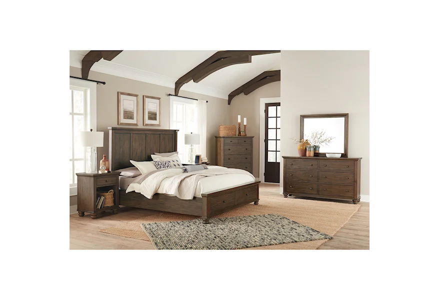 Hudson Valley King Bedroom Group by Aspenhome at Stoney Creek Furniture 
