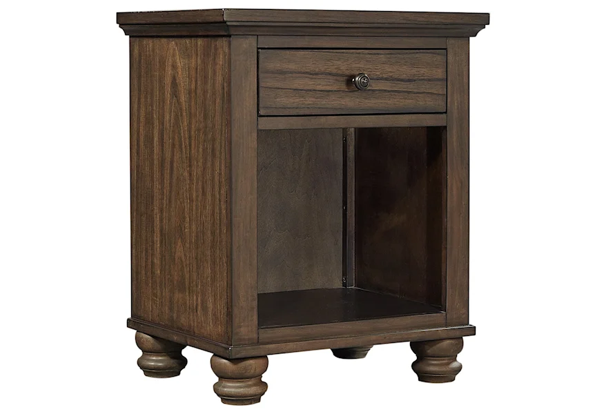 Hudson Valley 1 Drawer Nightstand by Aspenhome at Stoney Creek Furniture 