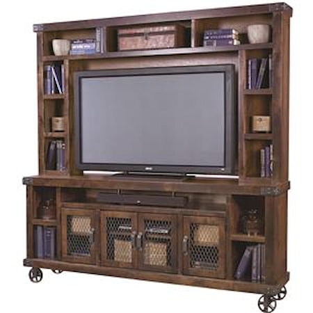 84" Console with Hutch