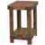 Aspenhome Industrial Chairside Table with Metal Accents