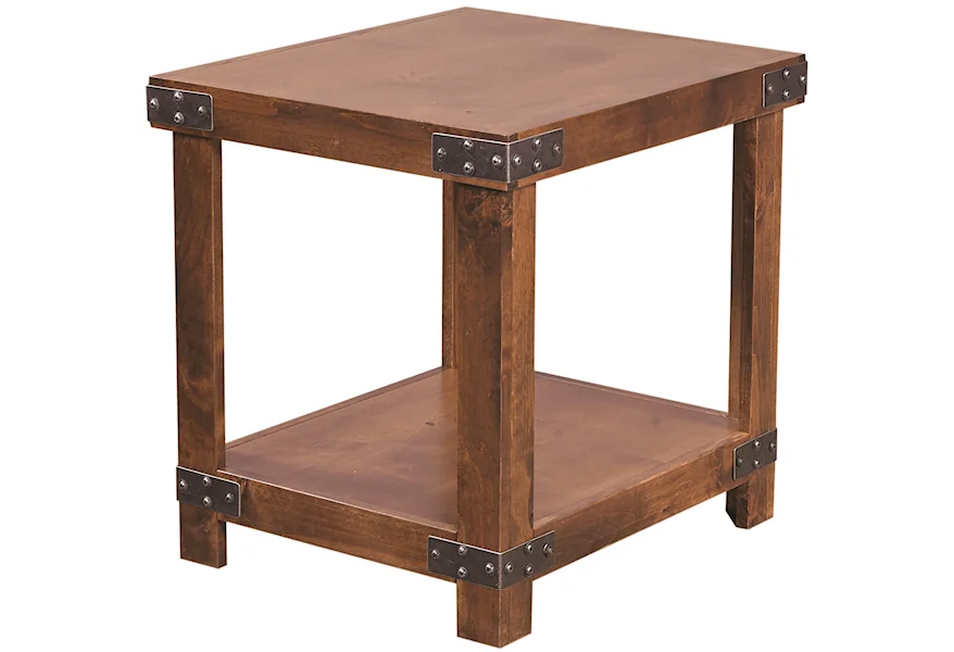 Industrial End Table  by Aspenhome at Reeds Furniture