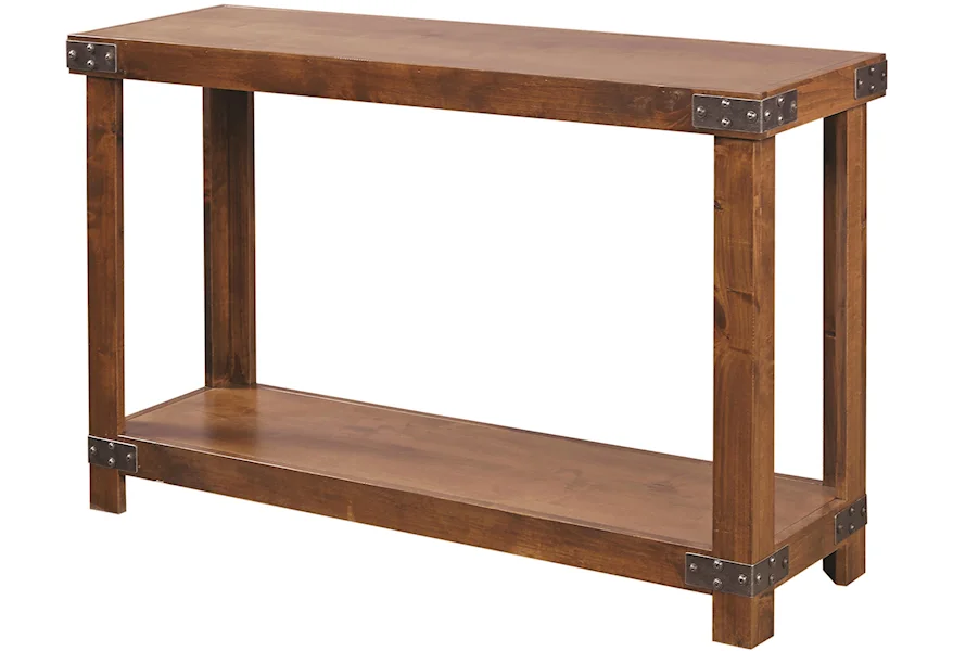 Industrial Sofa Table  by Aspenhome at Conlin's Furniture