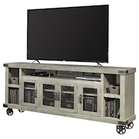 84" Console with 4 Wire Doors