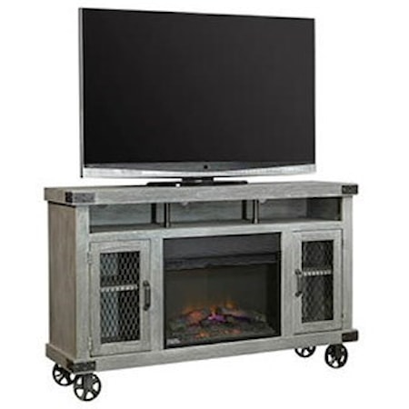 62" Fireplace Console 