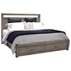 Aspenhome Modern Loft Queen Storage Bed