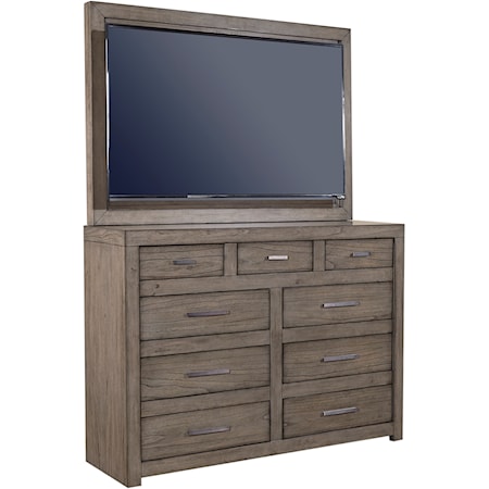 Media Chest with TV Mount