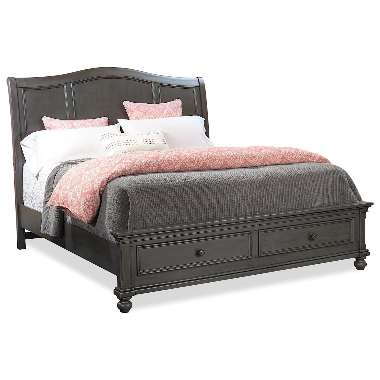 Aspenhome Oxford Queen Storage Bed