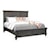 Aspenhome Oxford Transitional Queen Panel Bed with USB Ports