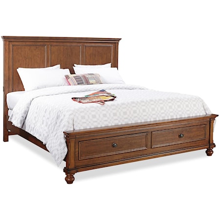 King Storage Bed