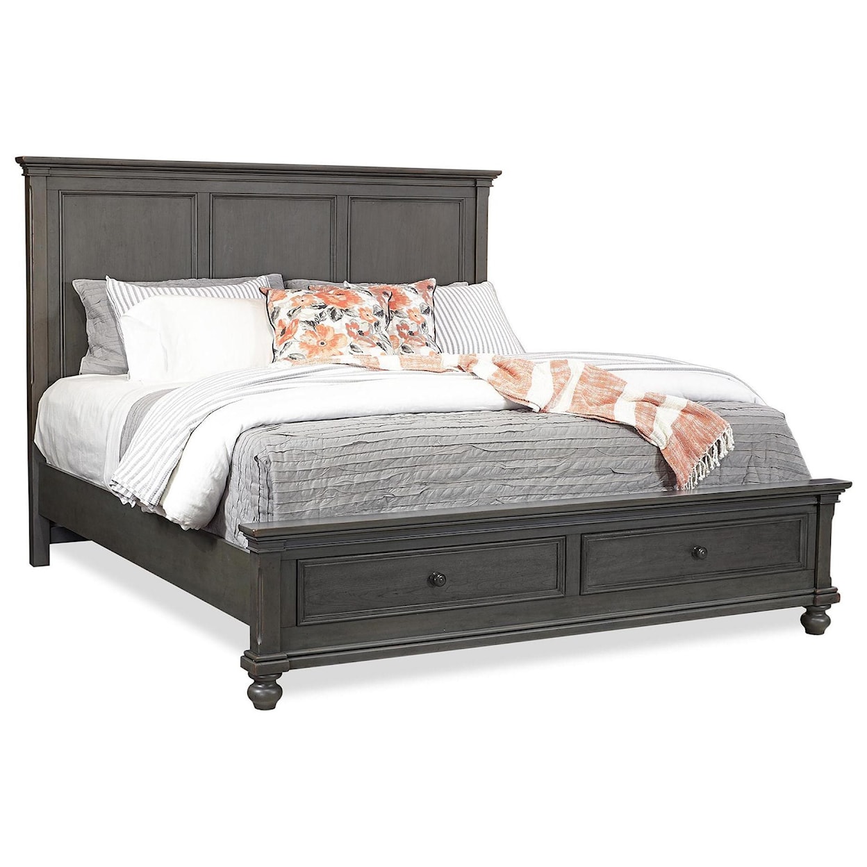 Aspenhome Oxford Cal King Storage Bed