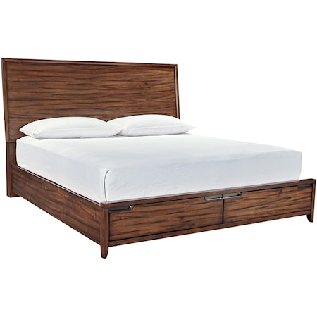 Queen Storage Bed with USB ports