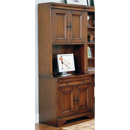 34" Computer Desk and Door Hutch