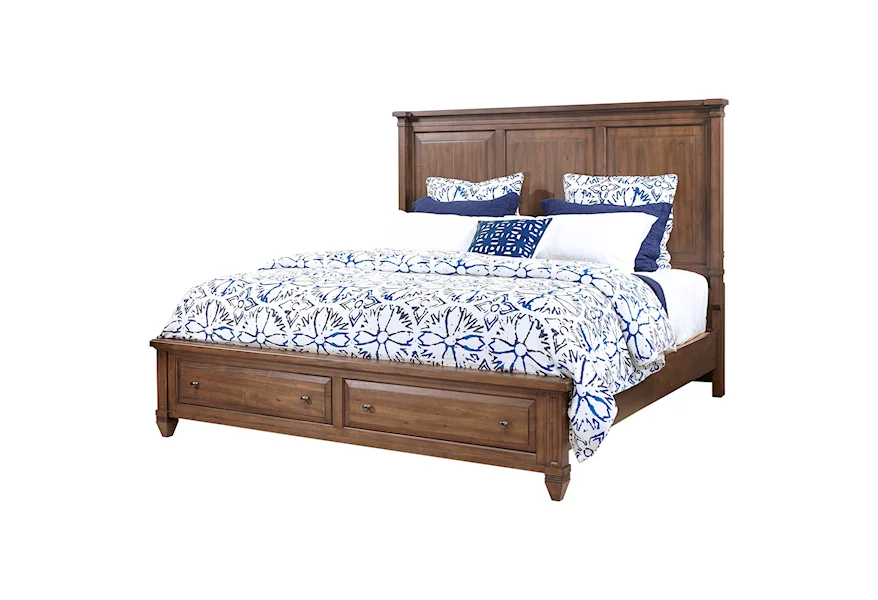 Thornton King Panel Bed w/ Storage by Aspenhome at Stoney Creek Furniture 