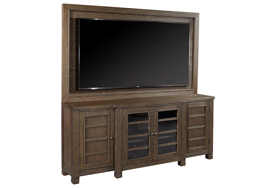 Tucker 75" Console with TV Backer by Aspenhome at Wayside Furniture & Mattress
