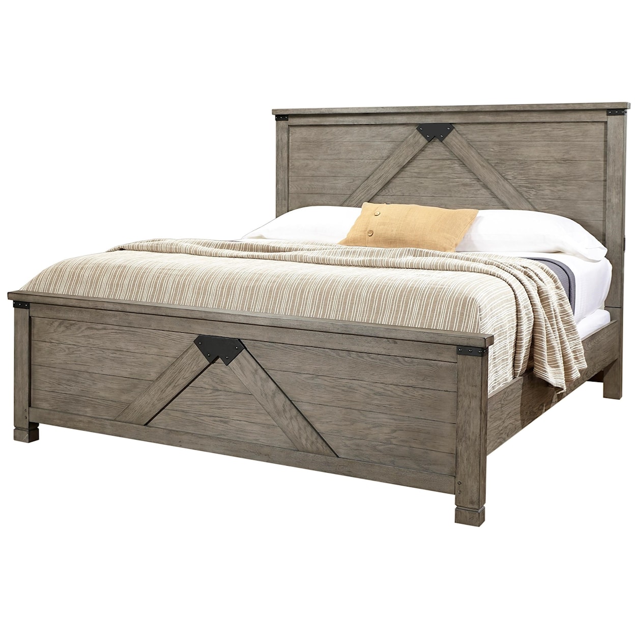 Aspenhome    King Panel Bed