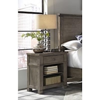 1 Drawer Nightstand with Felt Lined Drawer