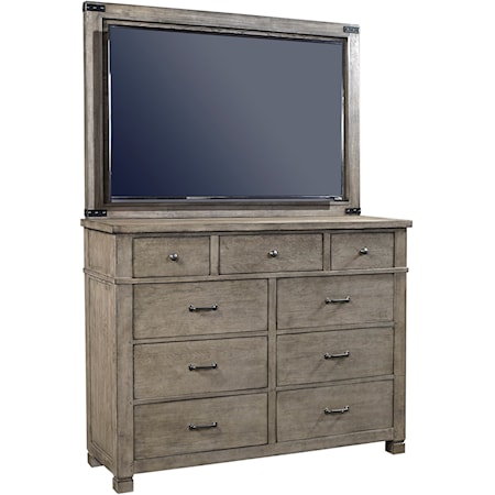Chesser with TV Stand