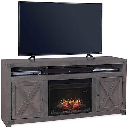 72" Fireplace Console 