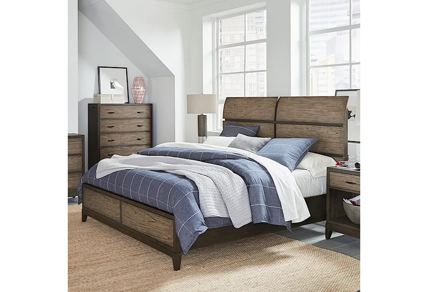 Westlake Queen Sleigh Bed by Aspenhome at Stoney Creek Furniture 