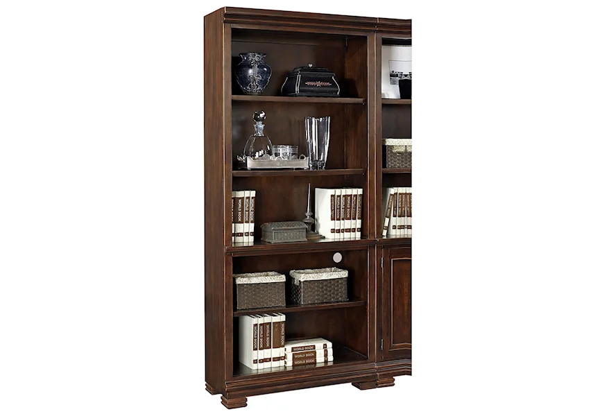 Weston Open Bookcase  by Aspenhome at Stoney Creek Furniture 