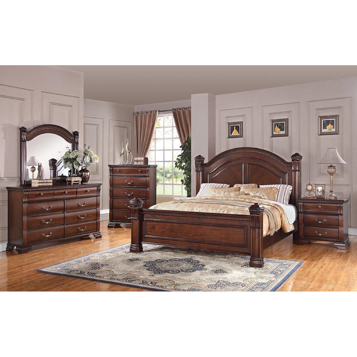 Austin Group Isabella Queen Bed