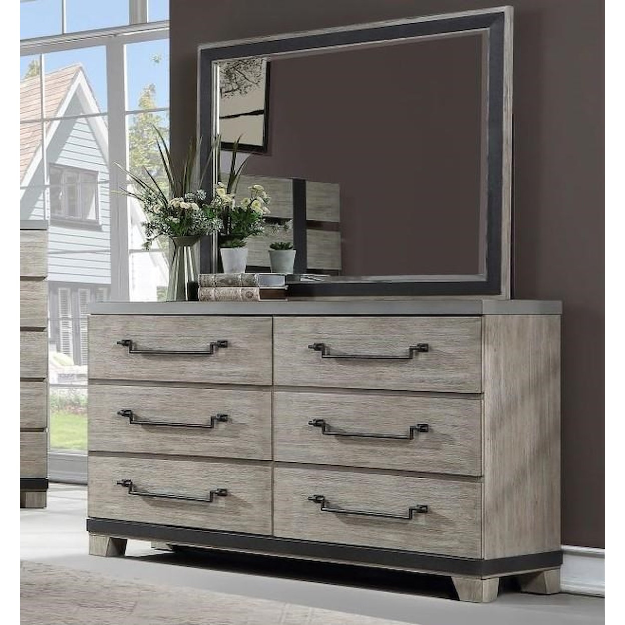 Austin Group Porter 6-Drawer Dresser