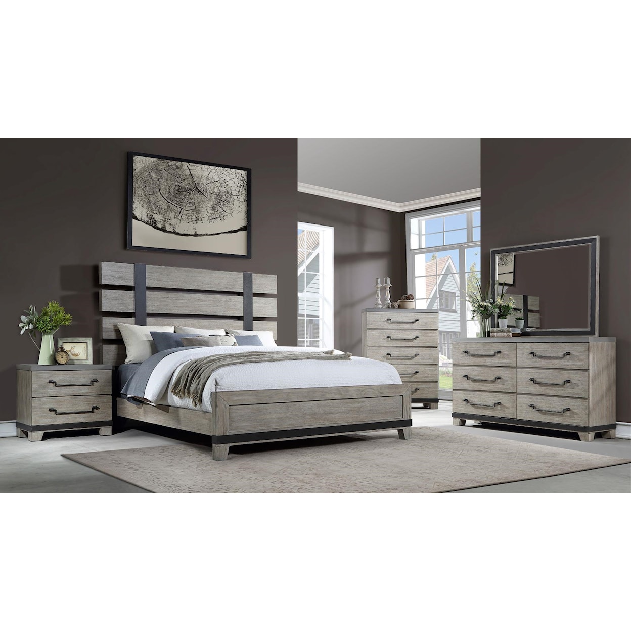 Austin Group Porter 6-Drawer Dresser