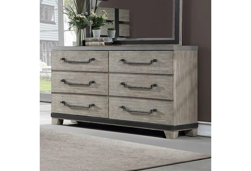 Porter 6-Drawer Dresser by Austin Group at Royal Furniture