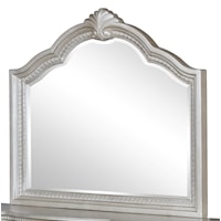 Traditional Dresser Mirror with Detailed Molding