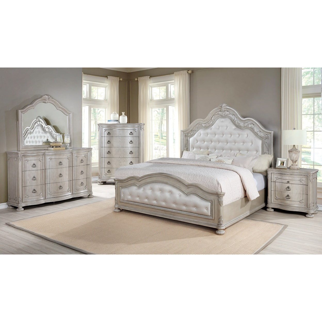 Avalon Furniture Andalusia Queen Bedroom Group