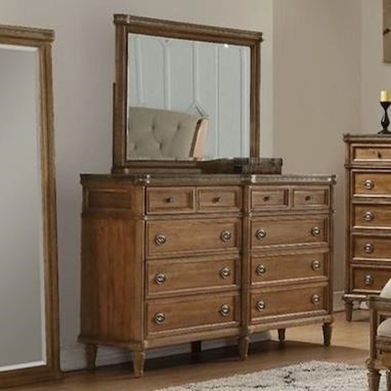 Avalon Furniture Ascot Dresser Mirror