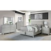Avalon Furniture B00191 King Upholstered Sleigh Bed