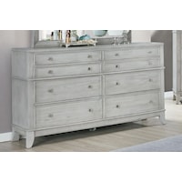 Transitional Dresser with Felt and Cedar-Lined Drawers