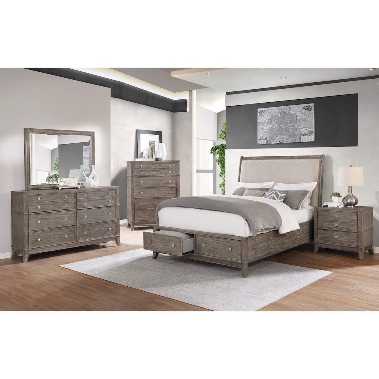 Avalon Furniture B00193 Queen Bedroom Group