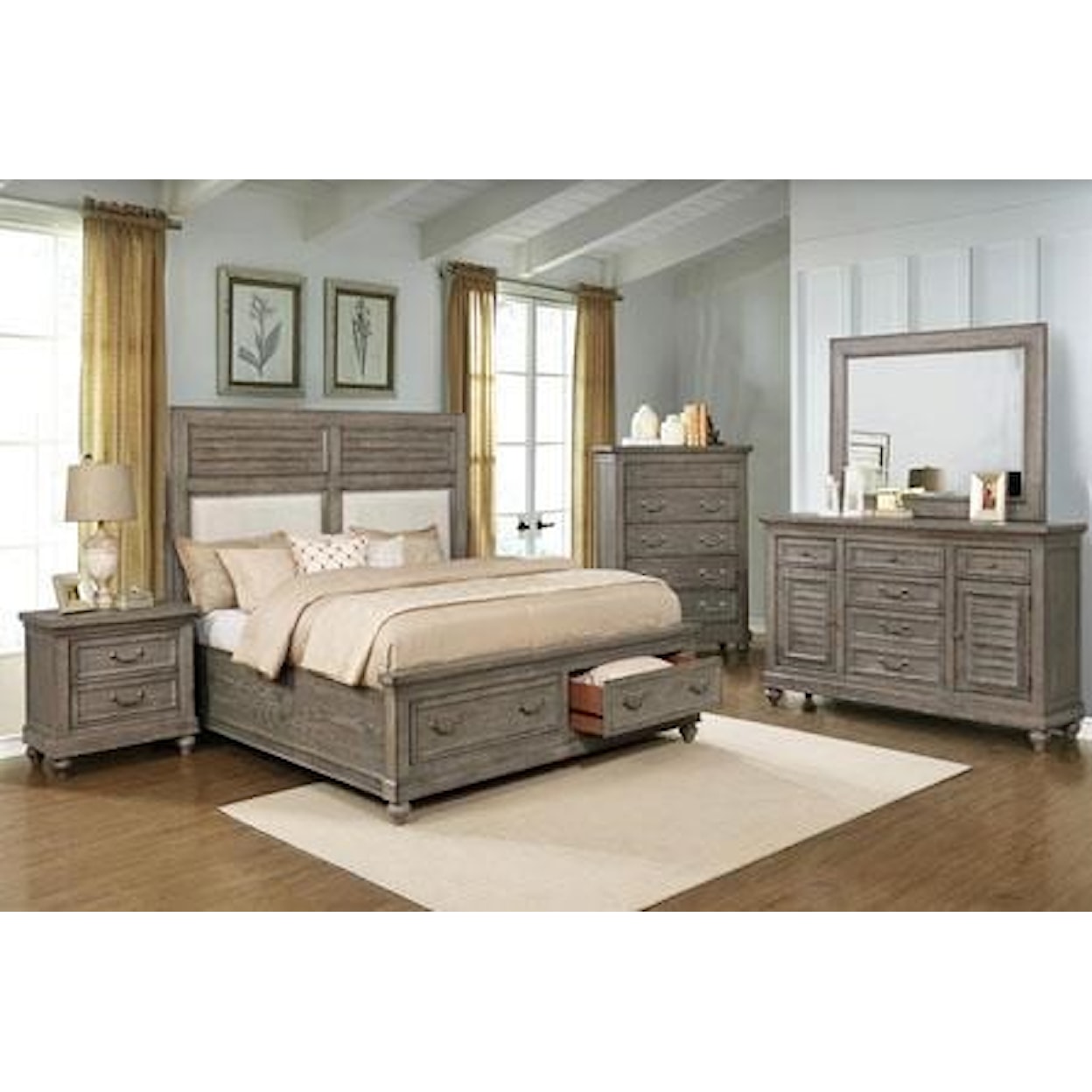Avalon Furniture B0109 Queen Storage Bed