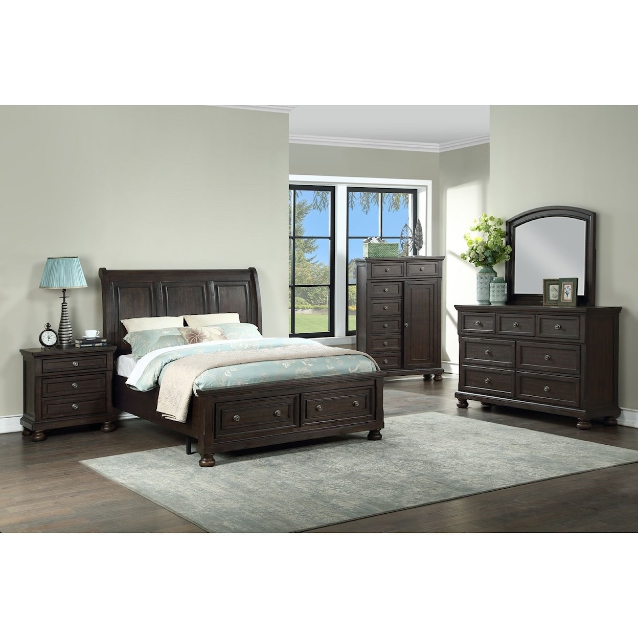 Avalon Furniture B02255 Queen Bedroom Group