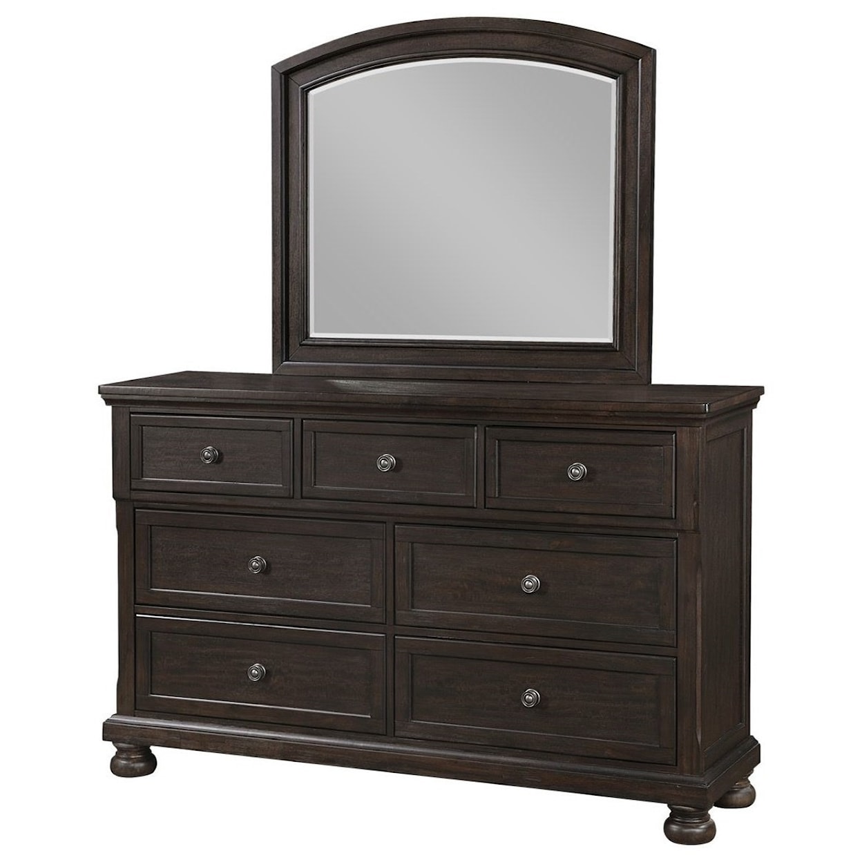 Avalon Furniture B02255 Dresser and Mirror Set