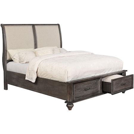 Upholstered Queen Bed