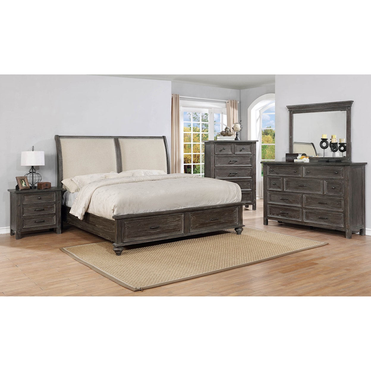 Avalon Furniture B1600 King Bedroom Group