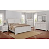Avalon Furniture Bellville - White Dresser and Mirror Combo