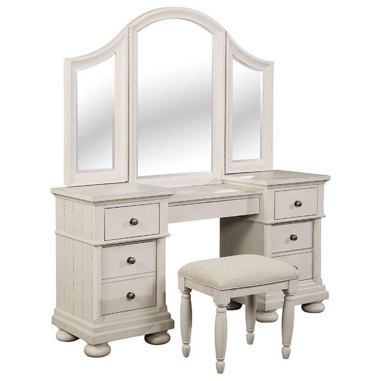 Avalon Furniture Bellville - White Complete Vanity