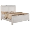 Avalon Furniture Bellville - White King Post Bed